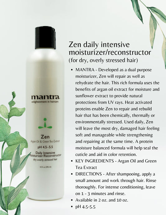 Mantra Zen Daily Intensive Moisturizer/Reconstructor 8 oz.