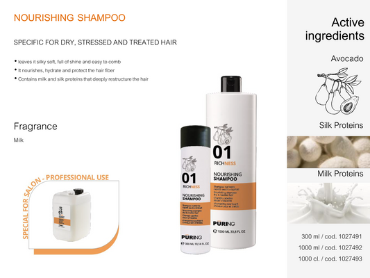 Tutto/Puring Richness - Nourishing Shampoo - Buy 4 Get 1 FREE!