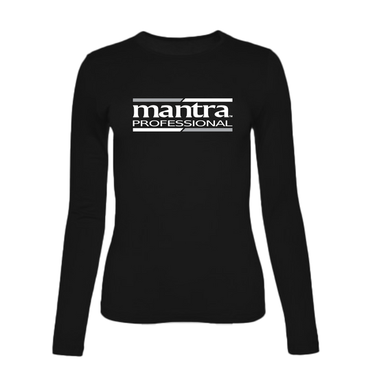 Mantra Professional Black Womens Long Sleeve Shirt