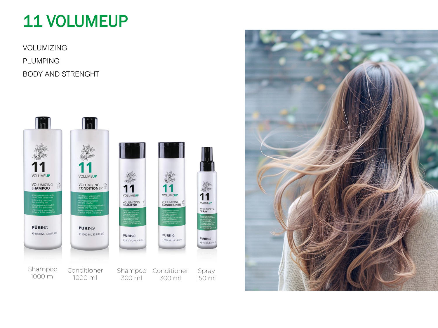 Puring 11 Volumeup - Volumise. Plump. Strengthen.
