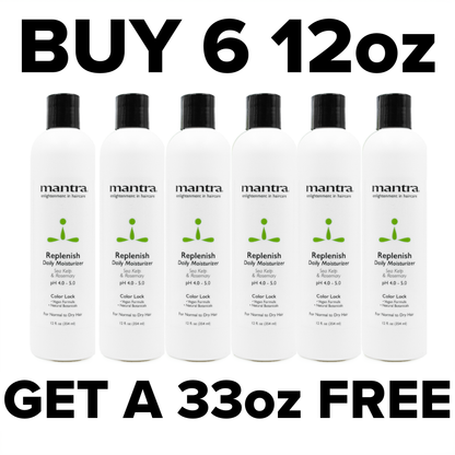 Mantra Replenish Daily Moisturizing Conditioner - Buy 6 12oz, Get 33oz FREE!