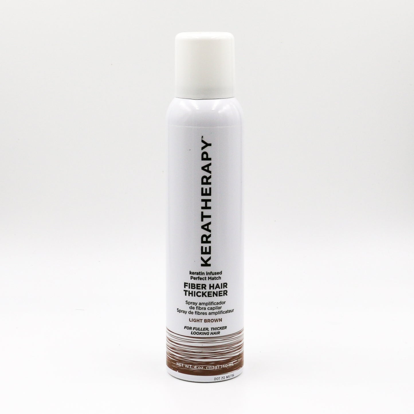 Keratherapy Fiber Hair Thickener Light Brown 4 oz.