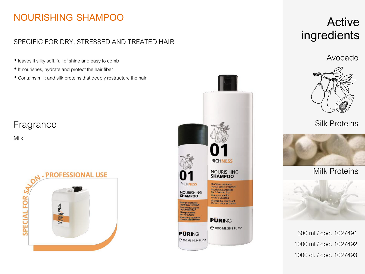 Tutto/Puring Richness - Nourishing Shampoo