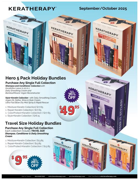 KeraTherapy Holiday Bundles - Hero 5 Pack Holiday Bundle