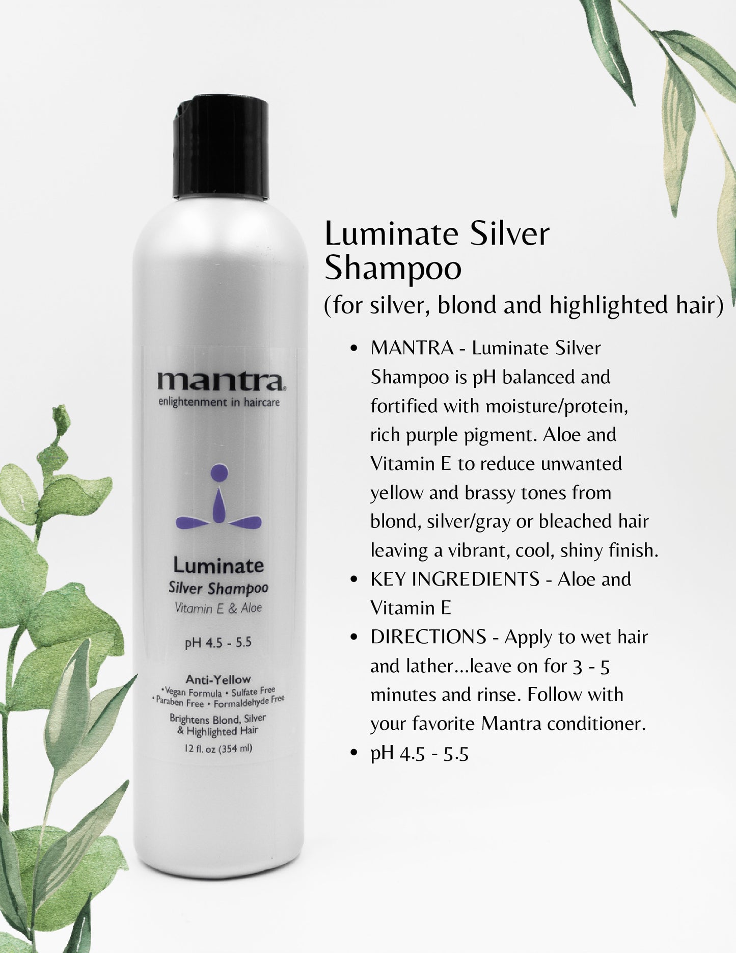 Mantra Luminate Silver Shampoo