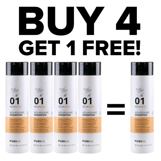 Tutto/Puring Richness - Nourishing Shampoo - Buy 4 Get 1 FREE!