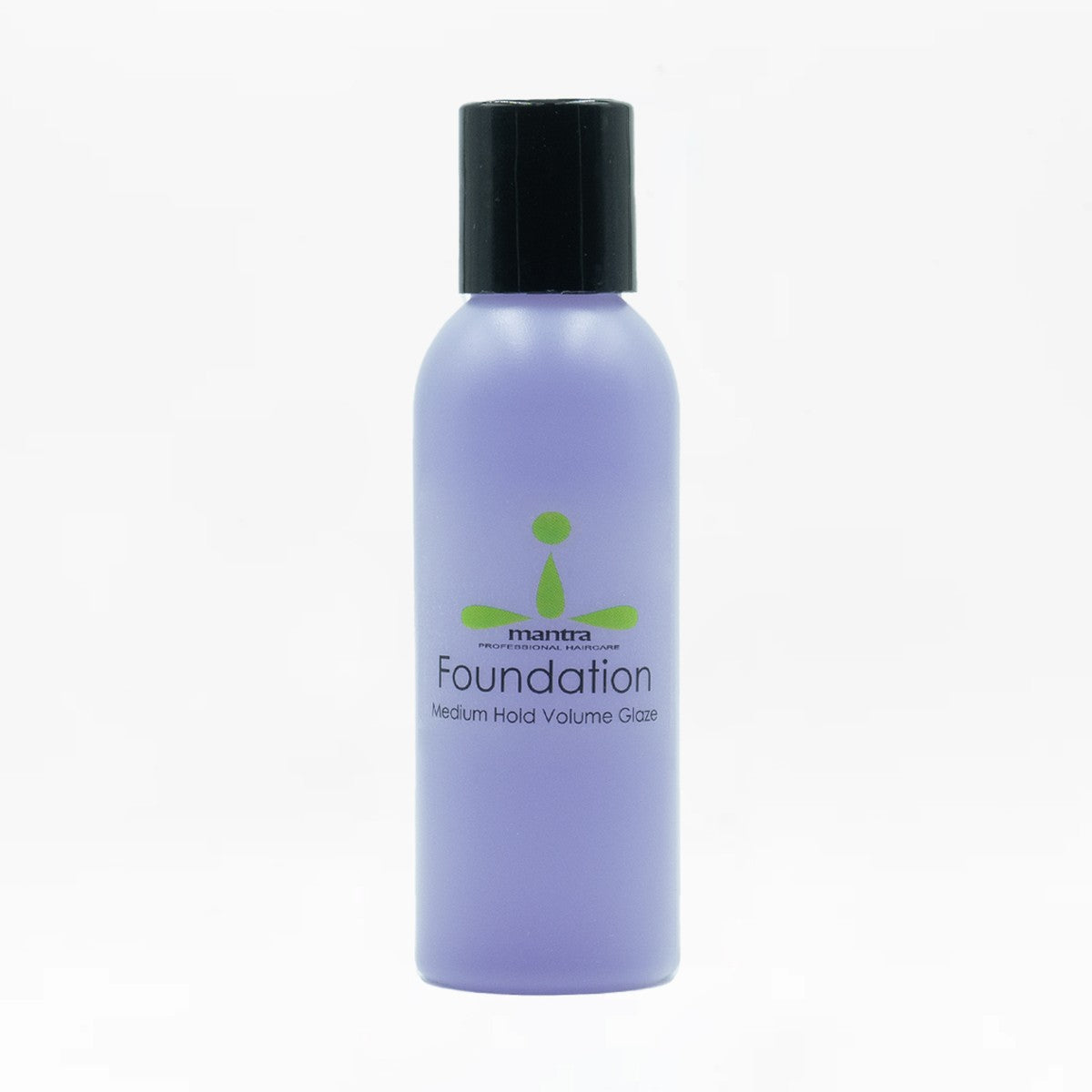 Mantra Foundation Medium Hold Volume Glaze 2 oz favor bottle