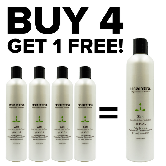 Mantra Zen Daily Intensive Moisturizer/Reconstructor 8 oz. - Buy 4 Get a 33oz FREE!